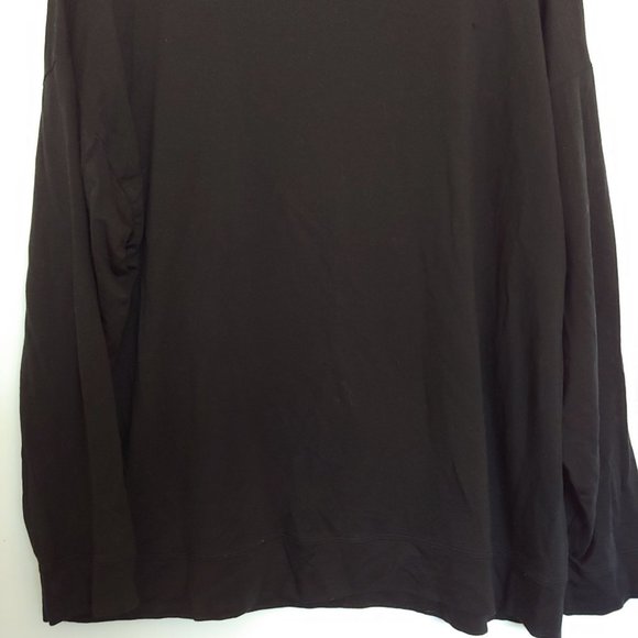 Eileen Fisher womens soft black long sleeve pullover sweater Large - Picture 9 of 12